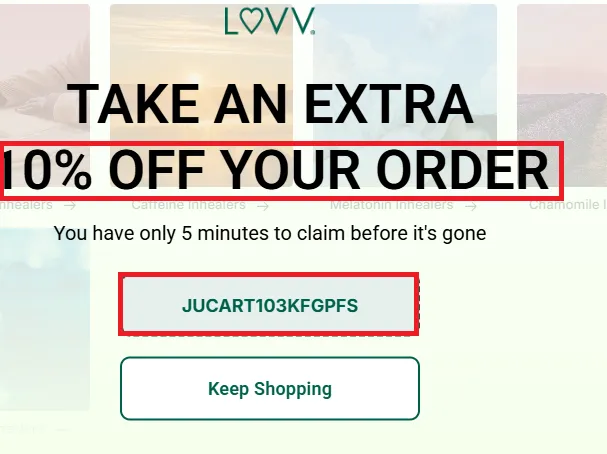 Luvv 10% OFF DIscount